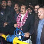 Prime Minister’s Special Adviser on Political and Public Affairs Senator Rana Sanaullah is inaugurating gas supply in Chak No.8-JB Mehbood Town Azafi Abad