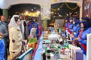 First Lady and Member of the National Assembly Bibi Aseefa Bhutto Zardari, along with Provincial Minister for Health Dr. Azra Fazal Pechuho, formally inaugurates the Annual Flower Show: Arts, Science and Cultural Exhibition 2026 at H.M. Khoja Garden