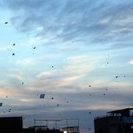 A beautiful view of the sky filled with colorful kites during the three-day “Basant” festival, the festival is returning to the provincial capital after 20 years