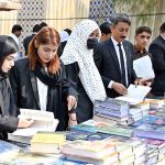 Lawyers viewing the displayed stuff at a books stall during Law Books Festival 2026 at District Court arranged by District Bar Association