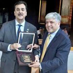 Ambassador of Pakistan to UAE Shafqat Ali Khan, calls on Syed Yousaf Raza Gillani Chairman Senate of Pakistan.