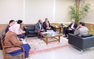 Federal Minister for Board of Investment Qaiser Ahmed Sheikh meets with a senior delegation of Coca-Cola Icecek Pakistan