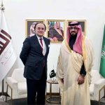 Federal Minister for Finance and Revenue, Senator Muhammad Aurangzeb, held a meeting with H.E. Faisal bin Fadhil Alibrahim, Minister of Economy and Planning of the Kingdom of Saudi Arabia, on the sidelines of the AlUla Conference 2026 for Emerging Market Economies