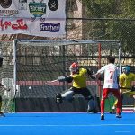 Action-packed moments from the hockey match between Sargodha Jockey Club and Bahawalpur during the 3rd Chief of Army Staff National Inter-Club Hockey Championship, organized by the Sports Department and Pakistan Hockey Federation.