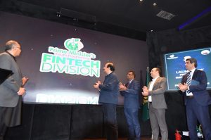 Chairman Prime Minister's Youth Programme Rana Mashhood Ahmad Khan at the launch of PMYB&ALS Impact Report and Fintech Division.