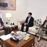 Chairman Prime Minister's Youth Programme (PMYP) Rana Mashhood Ahmed Khan Met with Hon. Khasankhon Yusupkhodjaev, Advisor on Artificial Intelligence to the Director of the Youth Affairs Agency of Uzbekistan.