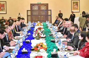 Federal Minister for Commerce Jam Kamal Khan and H.E. Cham Nimul sign the Joint Statement at the conclusion of the 2nd Pakistan-Cambodia Joint Trade Committee (JTC), formalizing commitments to deepen bilateral trade, investment, and institutional cooperation.