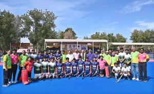 Action-packed moments from the hockey match between Sargodha Jockey Club and Bahawalpur during the 3rd Chief of Army Staff National Inter-Club Hockey Championship, organized by the Sports Department and Pakistan Hockey Federation.