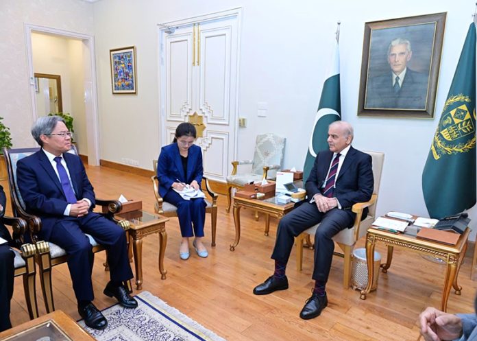 Ambassador of People's Republic of China Jiang Zaidong calls on Prime Minister Muhammad Shehbaz Sharif