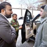 Balochistan Chief Minister Mir Sarfraz Bugti see off Punjab Chief Minister Maryam Nawaz at the conclusion of her official visit to Quetta.