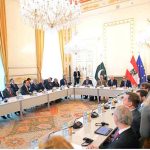 Prime Minister Muhammad Shehbaz Sharif and Austrian Chancellor Christian Stocker in a meeting with CEOs of renowned Pakistani and Austrian companies.