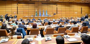 rime Minister Muhammad Shehbaz Sharif addresses Special Event on Sustainable Development, Pathway for Global Peace and Prosperity held in Vienna International Centre.
