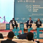 Deputy Prime Minister/Foreign Minister, Senator Mohammad Ishaq Dar, addressing two-day flagship event of the Ministry of Planning — "Pakistan Governance Forum 2026" at a local hotel