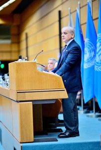 Prime Minister Muhammad Shehbaz Sharif addresses Special Event on Sustainable Development, Pathway for Global Peace and Prosperity in Vienna International Centre.