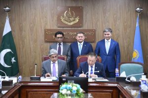 - Pakistan–Kazakhstan educational ties reach new heights as Federal Minister Dr. Khalid Maqbool Siddiqui leads high-level engagement and eight MoUs are signed between leading universities, and dedicated educational center.