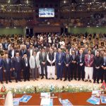 Sindh Chief Minister Syed Murad Ali Shah poses for a group photograph with participants at the closing ceremony of the 7th CPA Asia and 2nd Joint CPA Asia–Southeast Asia Regional Conference 2026 at the Sindh Provincial Assembly