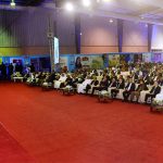 Sindh Chief Minister Syed Murad Ali Shah addresses the inauguration ceremony of the 21st “My Karachi – Oasis of Harmony” International Exhibition at the Karachi Expo Centre