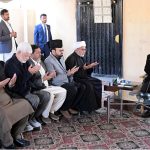 Prime Minister Muhammad Shehbaz Sharif offers Fateha for the martyrs of suicide attack on Imam Bargah Khadija-ul-Kubra