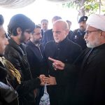 Prime Minister Muhammad Shehbaz Sharif meets with the affectees of terrorist attack on Imam Bargah Khadija-ul-Kubra