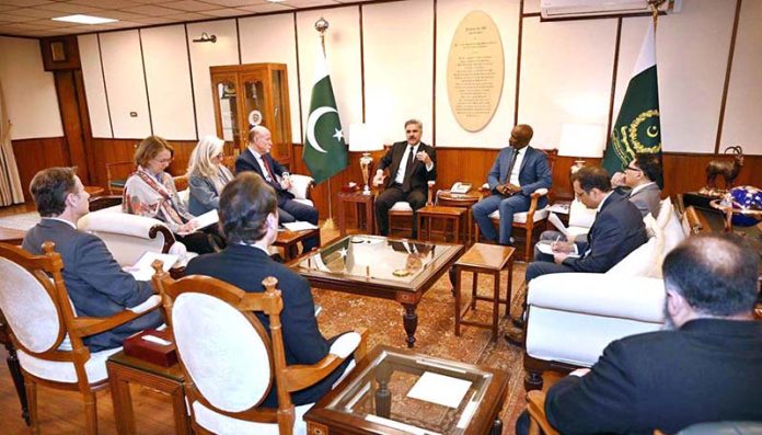 The Hon'ble Chief Justice of Pakistan in a meeting with UN delegation at the Supreme Court of Pakistan
