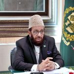 Federal Minister for Religious Affairs and Inter-Faith Harmony Sardar Muhammad Yousaf addressing the participants of Ulema and Mashaikh conference