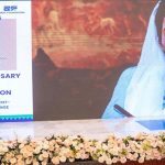 First Lady & MNA Bibi Aseefa Bhutto Zardari addresses the 40th anniversary ceremony of Aurat Foundation at the CM House.