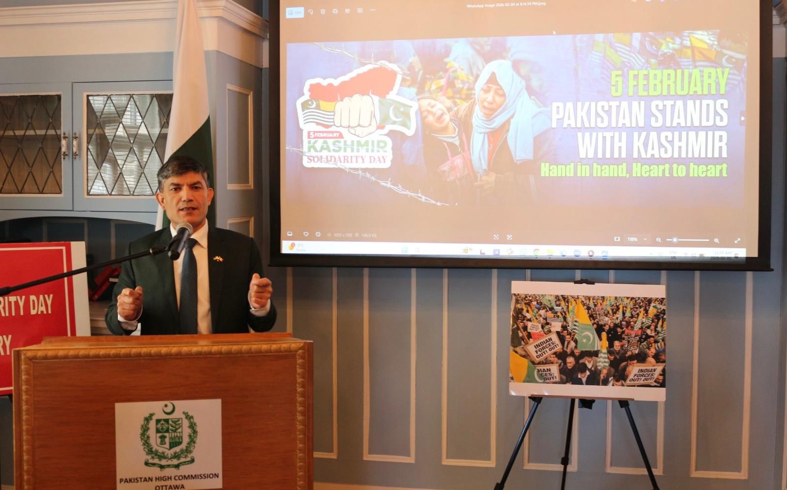 Pakistan’s diplomatic missions observe Kashmir Solidarity Day , seek self-determination right