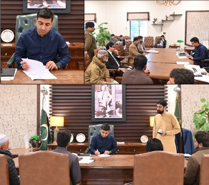 Deputy Commissioner (DC) Capt (retd) Nadeem Nasir