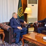 DPM/FM Dar, Russian Amb. Khorev review bilateral ties