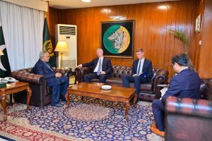 DPM/FM Dar, Russian Amb. Khorev review bilateral ties