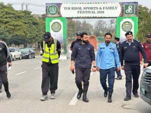SSP Qazi reviews security arrangements at Sports Complex for Family Festival