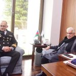 Azerbaijan Naval Forces Commander calls on Khawaja Asif