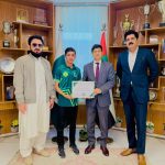 Taekwondo gold medallist Abu Hurairah Shah honored by Pakistani Consul General in Dubai