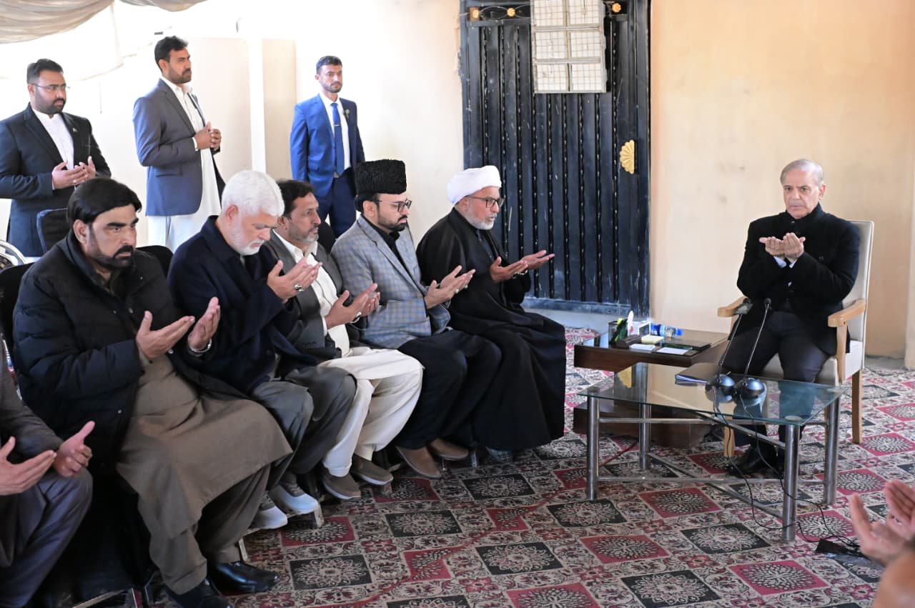 PM visits Imambargah, announces compensation for bereaved families