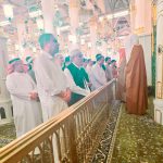 DPM/FM Dar pays respects at Roza-e-Rasool (PBUH)