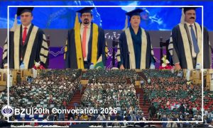 Wajiha Qamar addresses 20th convocation of BZU, terms occasion celebration of perseverance, academic excellence