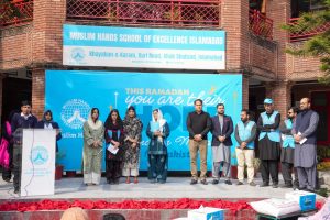 Muslim Hands distributes ration packages among orphan students’ families in Islamabad
