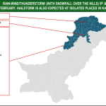 NDMA warns of rain, snowfall Feb 8–10