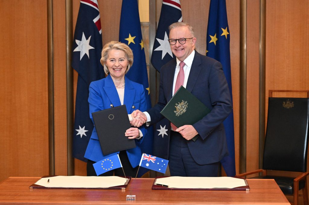 EU, Australia strengthen relations with Free Trade Agreement