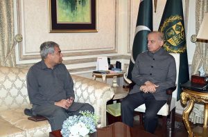 Interior Minister Syed Mohsin Naqvi called on Prime Minister Muhammad Shehbaz Sharif to brief him on his overseas engagements and internal security matters