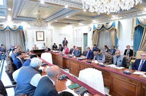 Prime Minister Muhammad Shehbaz Sharif chairs a meeting on the matters related to Federal Ministry of Housing and Works