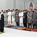Chairman Pakistan Peoples Party Bilawal Bhutto Zardari along with Chief Minister Sindh Syed Murad Ali Shah offering Eidul Fitr prayers at Ghari Khudda Bakhsh