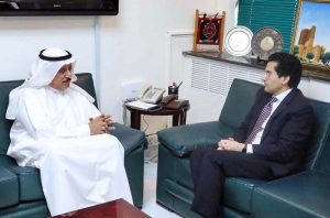 Federal Minister for Petroleum, Ali Pervaiz Malik held a meeting with H.E. Nassar Abdulrahman Jasser Almutairi, Ambassador of the State of Kuwait to Pakistan.
