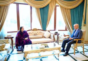 Chairperson BISP Senator Dr. Rubina Khalid called on Prime Minister Muhammad Shehbaz Sharif