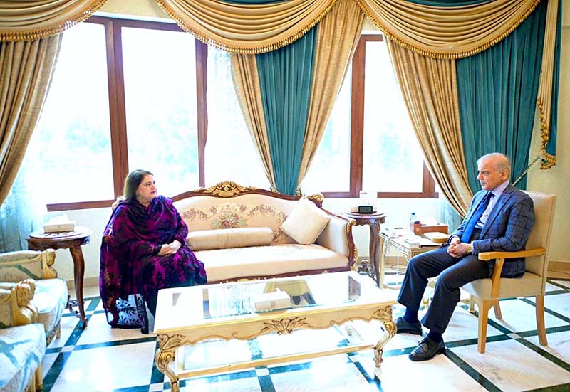 Chairperson BISP Senator Dr. Rubina Khalid called on Prime Minister Muhammad Shehbaz Sharif