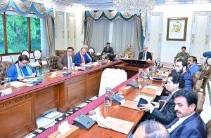 Prime Minister Muhammad Shehbaz Sharif chairs a meeting to review implementation of fuel conservation and austerity measures.