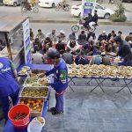 Volunteers prepare iftar meals for fasting people ahead of sunset during the holy month of Ramazan at National Market in the twin cities. APP/IFD/TZD/SSH