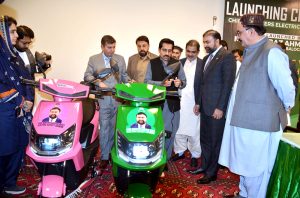 Balochistan Chief Minister, Mir Sarfraz Bugti launches Electricity Scooty Scheme