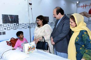 Rana Mashhood Ahmad Khan, Chairman of the Prime Minister’s Youth Programme, addresses participants during his visit to the Riaz Mansoor Trust in Gulshan-e-Ravi. APP/AHF/FHA