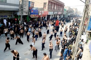 A large number of mourners attend a Majlis to commemorate the martyrdom anniversary of Imam Ali ibn Abi Talib (AS), the fourth Caliph of Islam and cousin of Muhammad (PBUH)